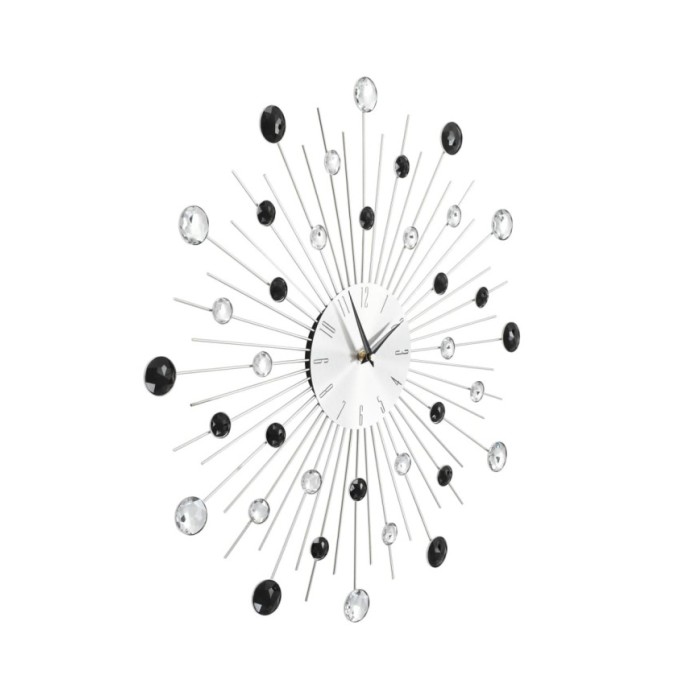 Horloge murale avec mouvement à quartz Design moderne 50 cm