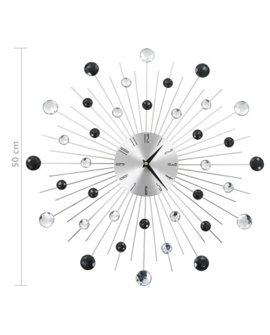 Horloge murale avec mouvement à quartz Design moderne 50 cm