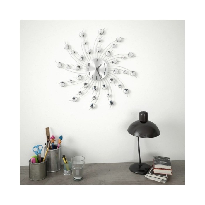 Horloge murale avec mouvement à quartz Design moderne 50 cm