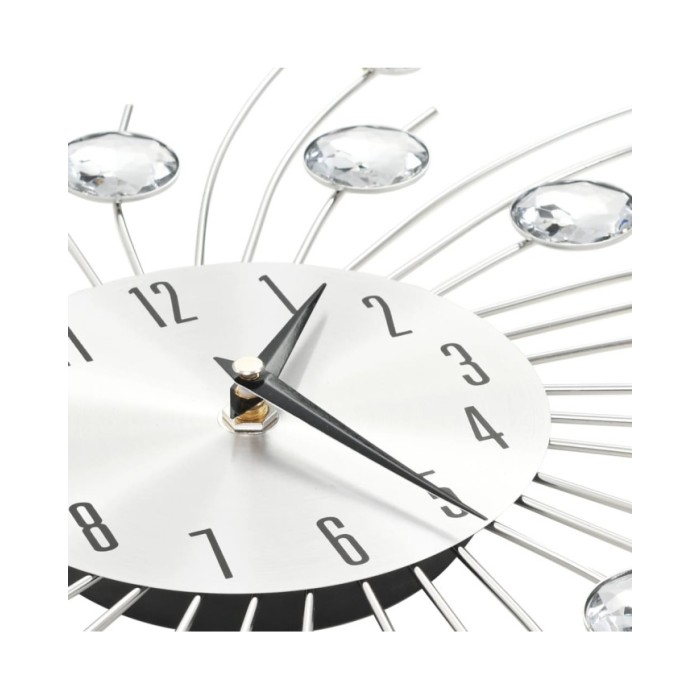 Horloge murale avec mouvement à quartz Design moderne 50 cm