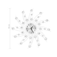 Horloge murale avec mouvement à quartz Design moderne 50 cm