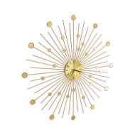 Horloge murale Métal 70 cm Doré