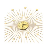 Horloge murale Métal 70 cm Doré