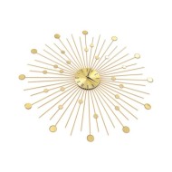 Horloge murale Métal 70 cm Doré