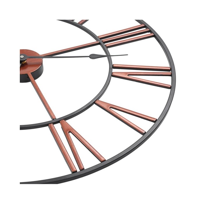 Horloge murale Métal 58 cm Rouge