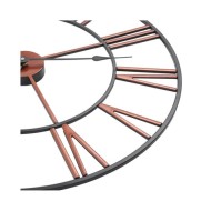 Horloge murale Métal 58 cm Rouge