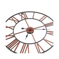 Horloge murale Métal 58 cm Rouge