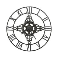 Horloge murale Argenté 78 cm Métal