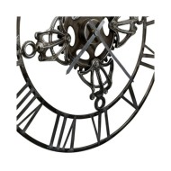 Horloge murale Argenté 78 cm Métal