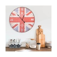 Horloge murale vintage Royaume-Uni 60 cm