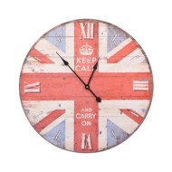 Horloge murale vintage Royaume-Uni 60 cm