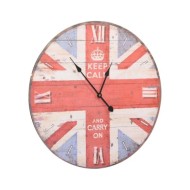 Horloge murale vintage Royaume-Uni 60 cm