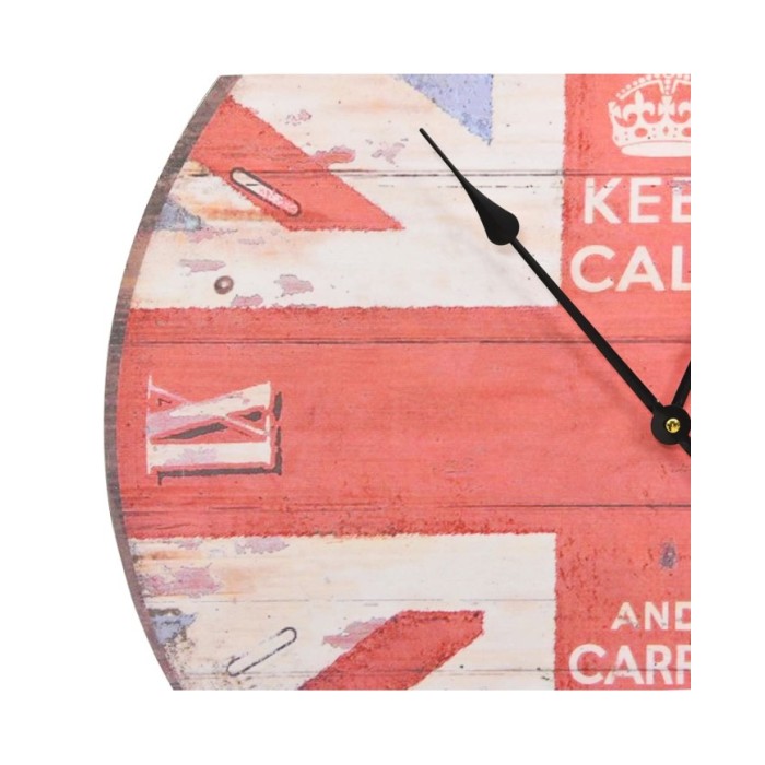 Horloge murale vintage Royaume-Uni 60 cm