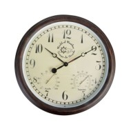 Esschert Design Horloge de station avec thermo-hygromètre 30,5cm TF008
