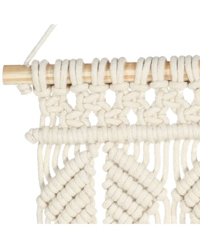 Cintre mural en macramé 40x80 cm Coton