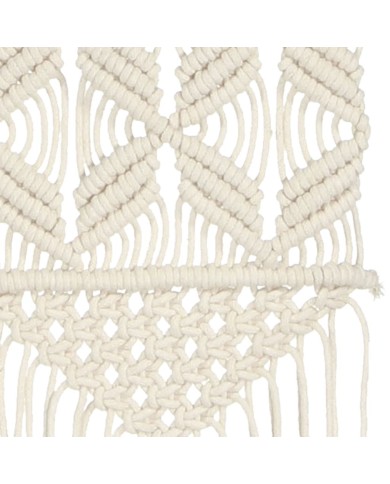 Cintre mural en macramé 40x80 cm Coton
