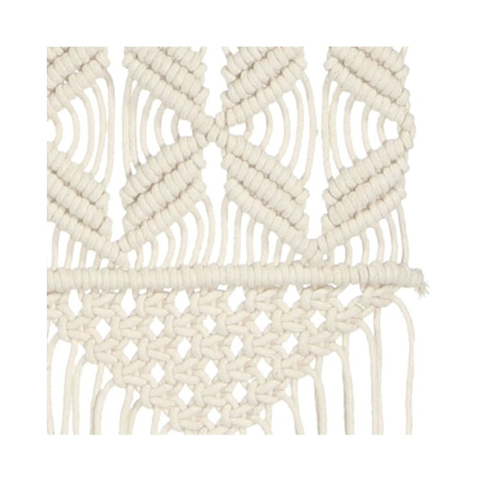 Cintre mural en macramé 40x80 cm Coton