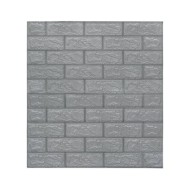 Papier peint 3D autoadhésif Briques 10 pcs Anthracite