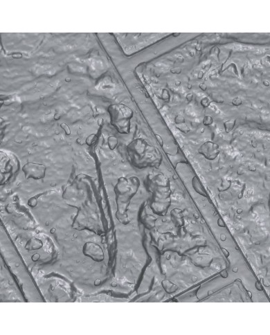 Papier peint 3D autoadhésif Briques 10 pcs Anthracite