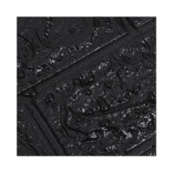 Papier peint 3D autoadhésif Briques 10 pcs Noir