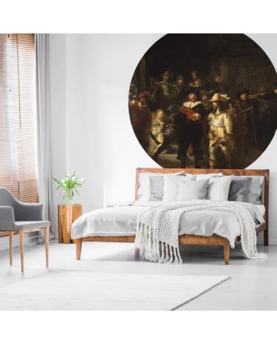 WallArt Papier peint cercle The Night Watch 190 cm