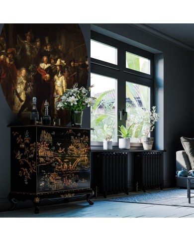 WallArt Papier peint cercle The Night Watch 190 cm