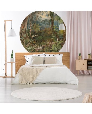 WallArt Papier peint cercle In the Jungle 190 cm