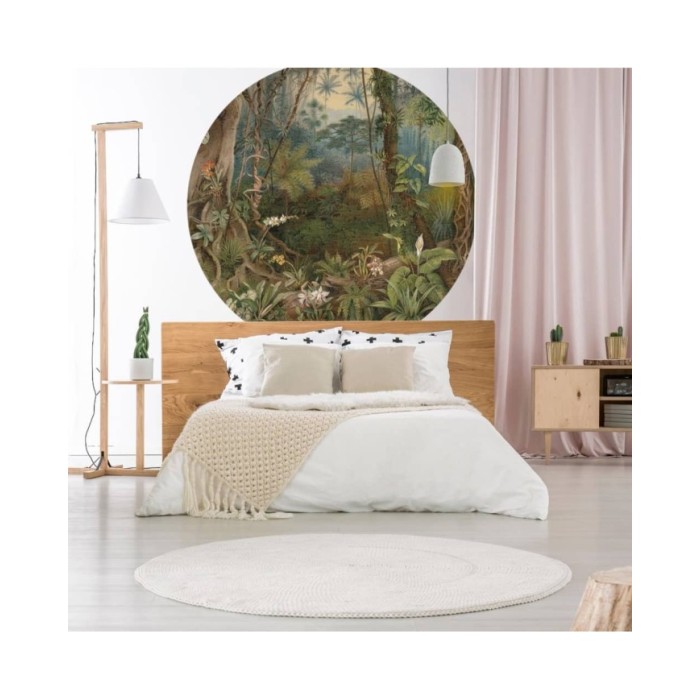 WallArt Papier peint cercle In the Jungle 190 cm
