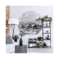 WallArt Papier peint cercle Landscape of Guadeloupe 190 cm