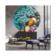 WallArt Papier peint cercle Nemo the Anemonefish 190 cm