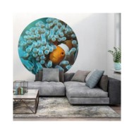 WallArt Papier peint cercle Nemo the Anemonefish 142,5 cm