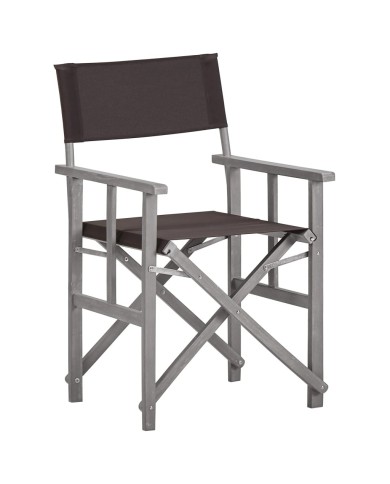 Chaises de metteur en scène 2 pcs Bois massif d'acacia