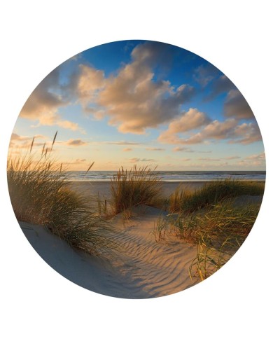 WallArt Papier peint cercle Beachlife 190 cm