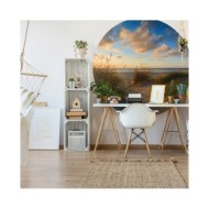 WallArt Papier peint cercle Beachlife 190 cm