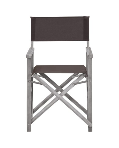 Chaises de metteur en scène 2 pcs Bois massif d'acacia