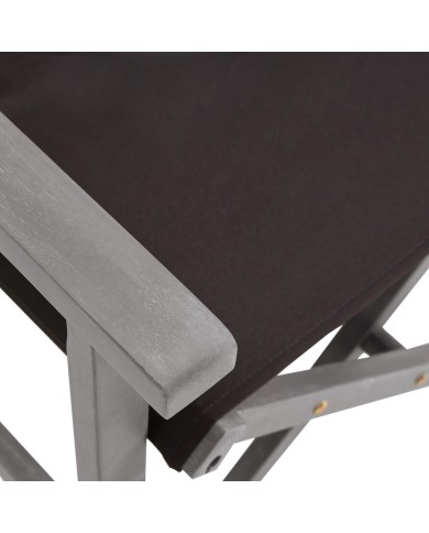 Chaises de metteur en scène 2 pcs Bois massif d'acacia