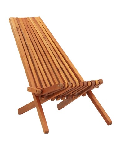 Chaises pliables d'extérieur 2 pcs Bois d'acacia solide