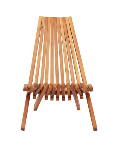 Chaises pliables d'extérieur 2 pcs Bois d'acacia solide