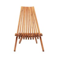 Chaises pliables d'extérieur 2 pcs Bois d'acacia solide