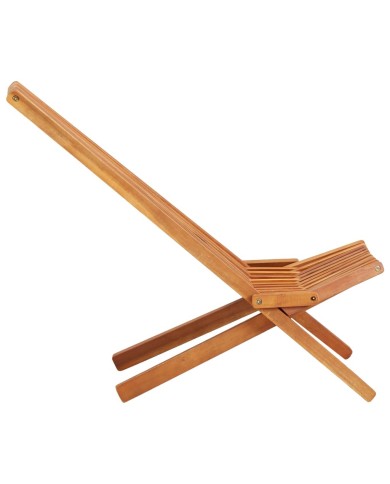 Chaises pliables d'extérieur 2 pcs Bois d'acacia solide