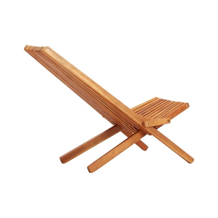 Chaises pliables d'extérieur 2 pcs Bois d'acacia solide
