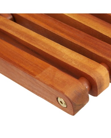 Chaises pliables d'extérieur 2 pcs Bois d'acacia solide