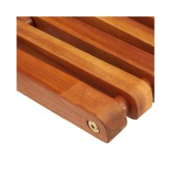 Chaises pliables d'extérieur 2 pcs Bois d'acacia solide