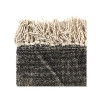 Tapis Kilim Coton 160 x 230 cm Anthracite