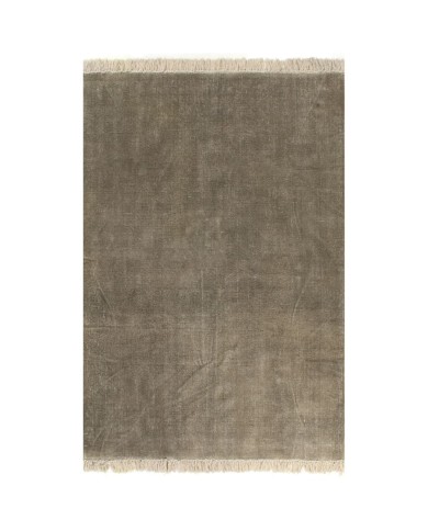 Tapis Kilim Coton 120 x 180 cm Taupe