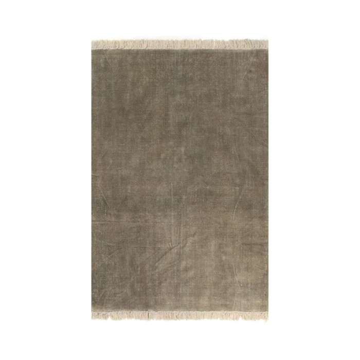 Tapis Kilim Coton 120 x 180 cm Taupe