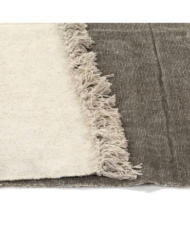 Tapis Kilim Coton 120 x 180 cm Taupe
