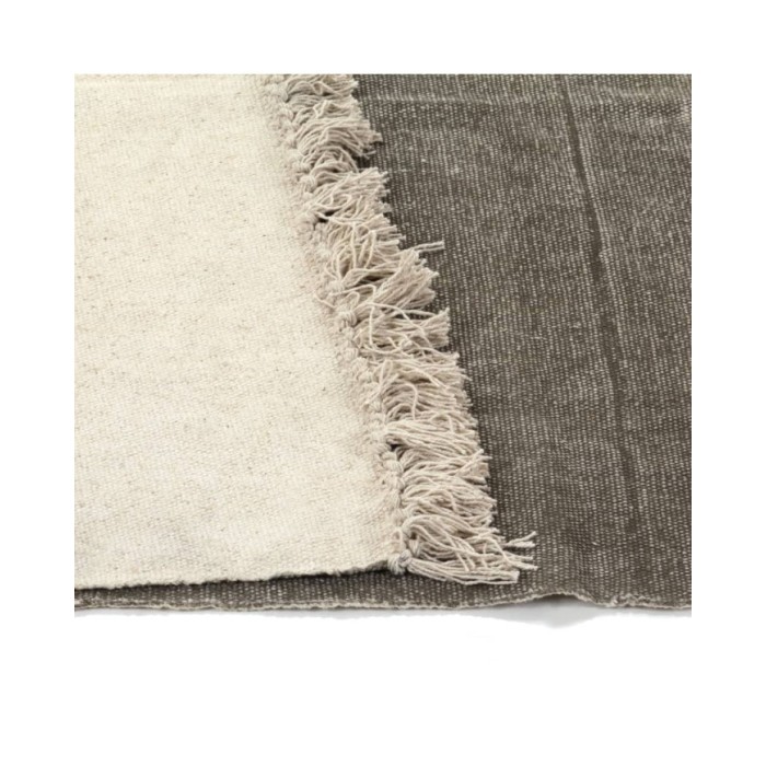 Tapis Kilim Coton 120 x 180 cm Taupe
