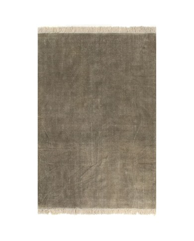 Tapis Kilim Coton 160 x 230 cm Taupe