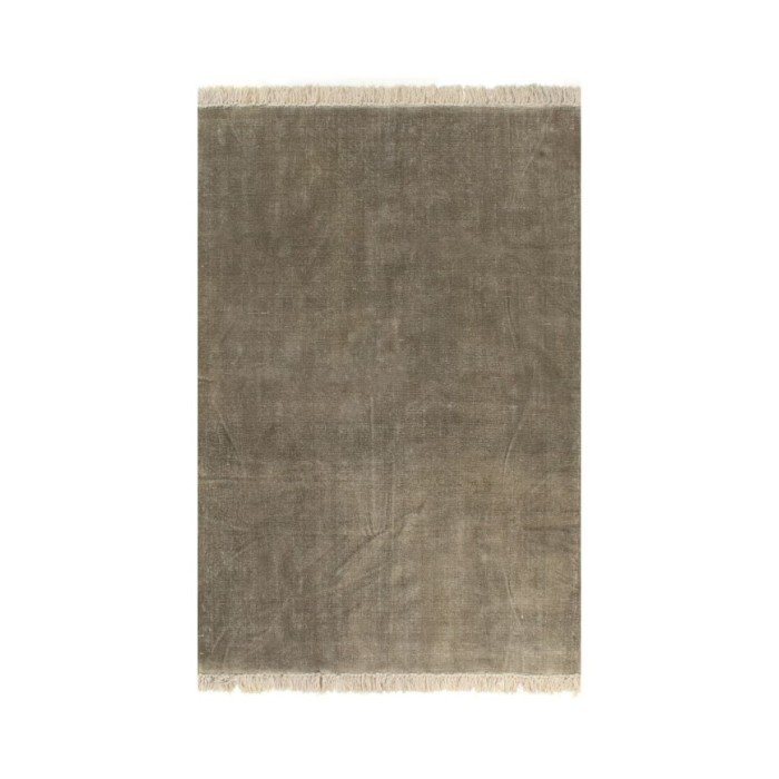 Tapis Kilim Coton 160 x 230 cm Taupe